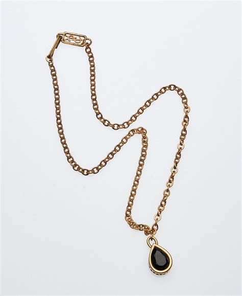 ysl teardrop necklace|ysl signature necklace.